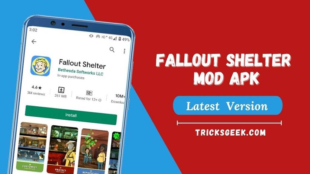 fallout shelter unlimited everything mod apk